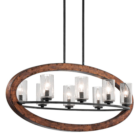 Grand Bank - Linear Chandelier 8Lt - 43191AUB