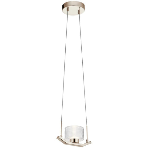 44348pnled - mini pendant Polished Nickel - www.donslighthouse.ca