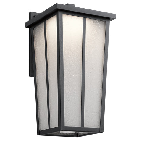 Amber Valley - Outdoor Wall 1Lt LED - 49624BKTLED