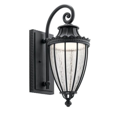 Wakefield - Outdoor Wall 1Lt LED - 49752BKTLED