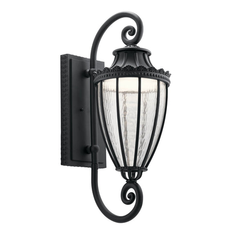 Wakefield - Outdoor Wall 1Lt LED - 49753BKTLED