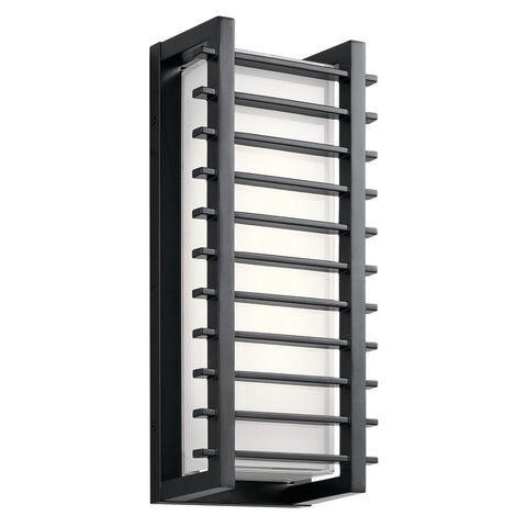 Rockbridge - Outdoor Wall LED - 49785BKLED