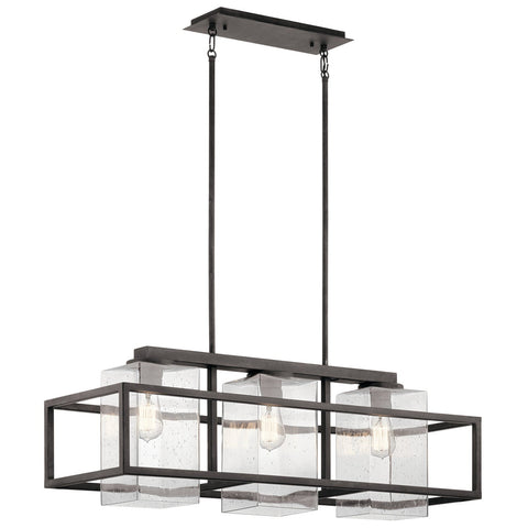 Wright - Outdoor Linear Chandelier 3Lt - 49805WZC